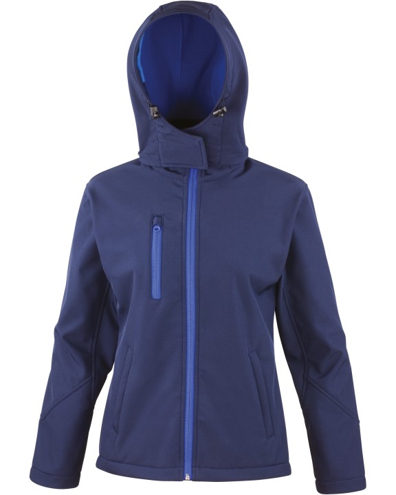 Softshells RESULT Core Ladies Tx Performance Hooded Soft Shell Jacket voor bedrukking &amp; borduring