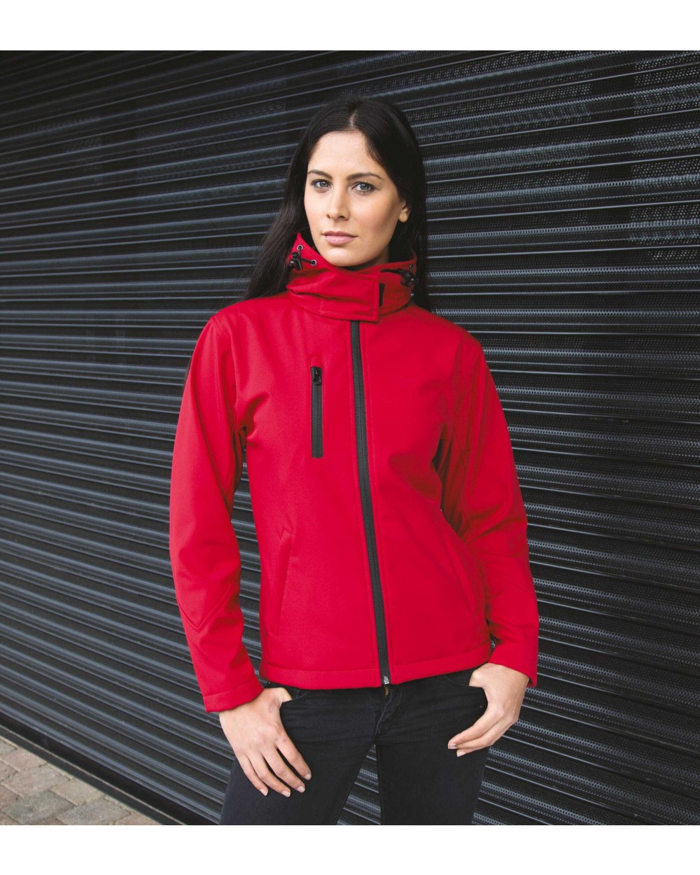 Softshells personnalisable RESULT Veste Softshell Capuche Femme TX Performance