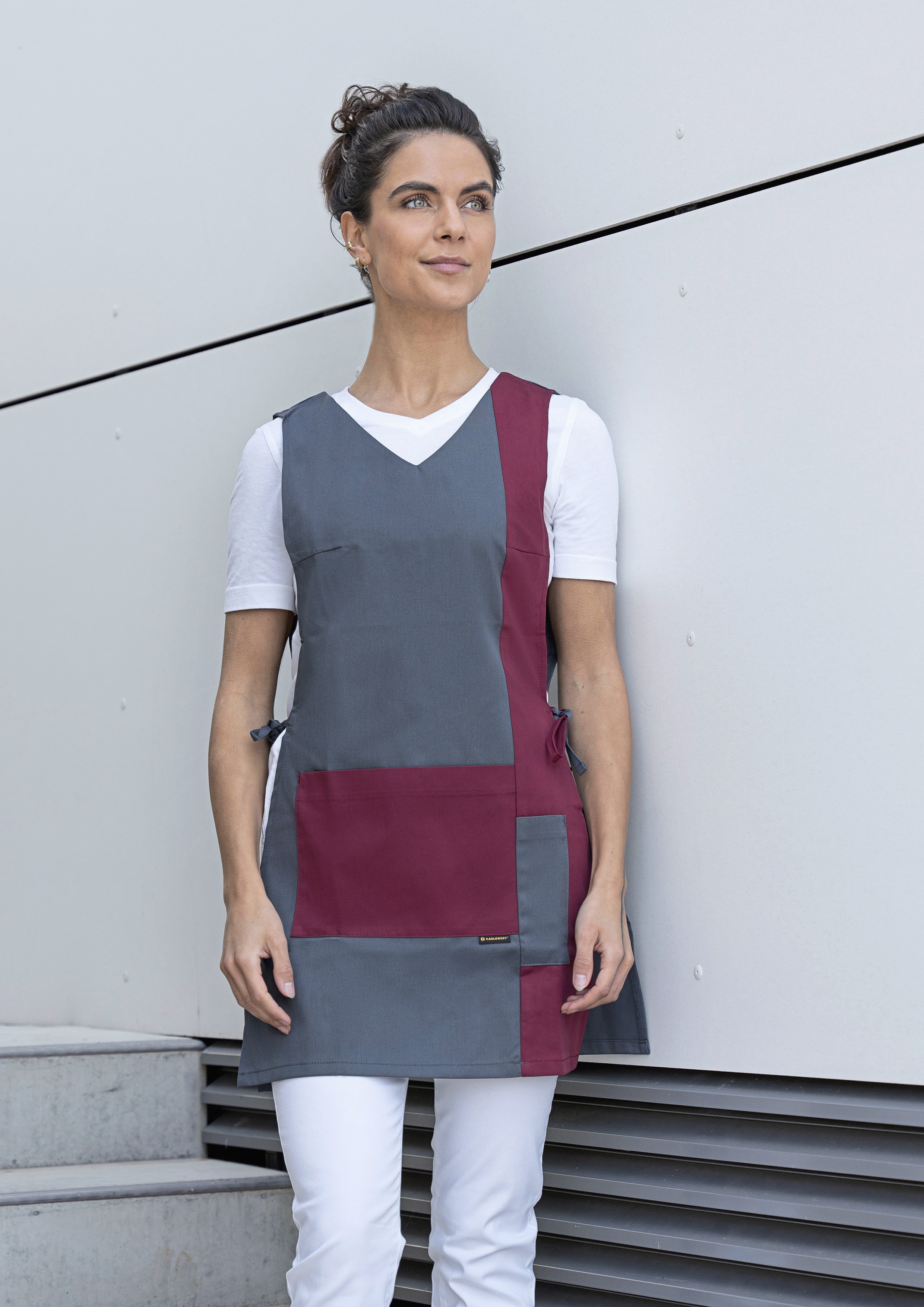 KARLOWSKY Worksmock Marilies for Women Schürzen personalisierbar