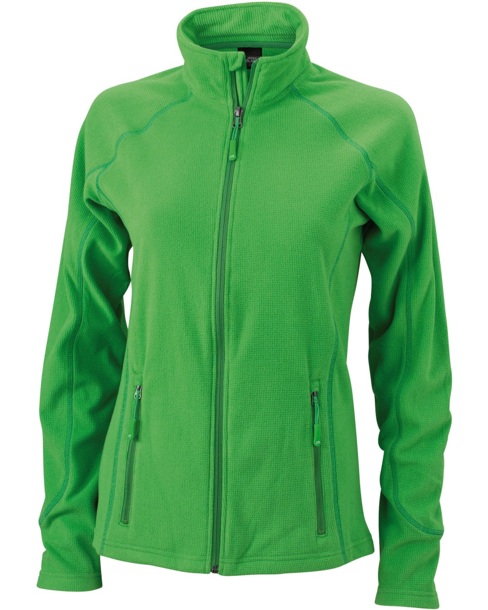 Polar Fleeces JAMES & NICHOLSON Ladies` Structure Fleece Jacket voor bedrukking &amp; borduring
