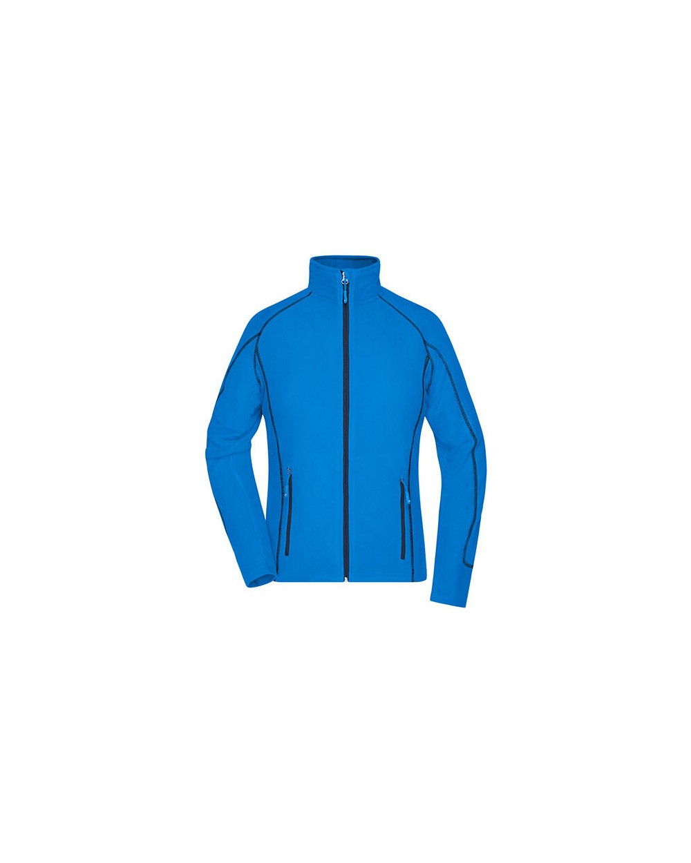 Polar Fleeces JAMES & NICHOLSON Ladies` Structure Fleece Jacket voor bedrukking &amp; borduring