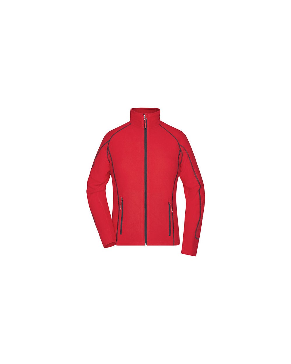 Polar Fleeces JAMES & NICHOLSON Ladies` Structure Fleece Jacket voor bedrukking &amp; borduring