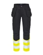Pantalons personnalisable PROJOB 6560 PANTALON CORDURA STRETCH EN ISO 20471 CLASSE 1