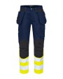 Pantalons personnalisable PROJOB 6560 PANTALON CORDURA STRETCH EN ISO 20471 CLASSE 1