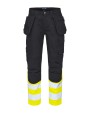 Pantalons personnalisable PROJOB 6560 PANTALON CORDURA STRETCH EN ISO 20471 CLASSE 1