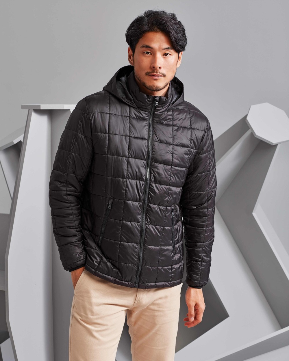 2786 Box quilt hooded jacket Jacken personalisierbar