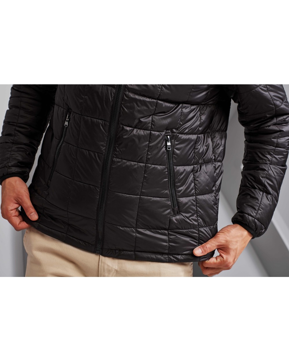 Jassen 2786 Box quilt hooded jacket voor bedrukking &amp; borduring