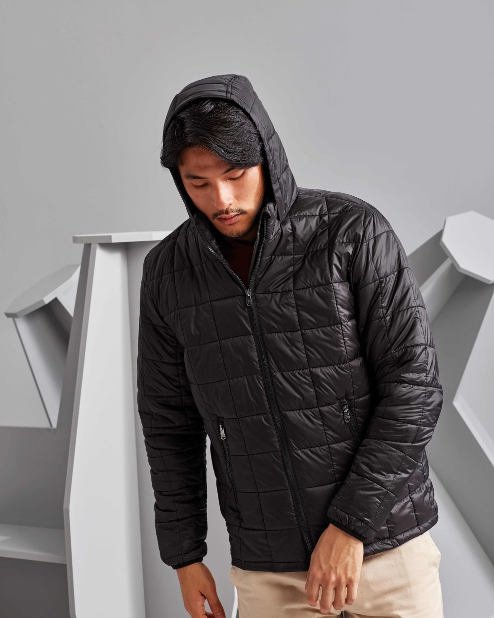 Vestes personnalisable 2786 Veste à capuche matelassée