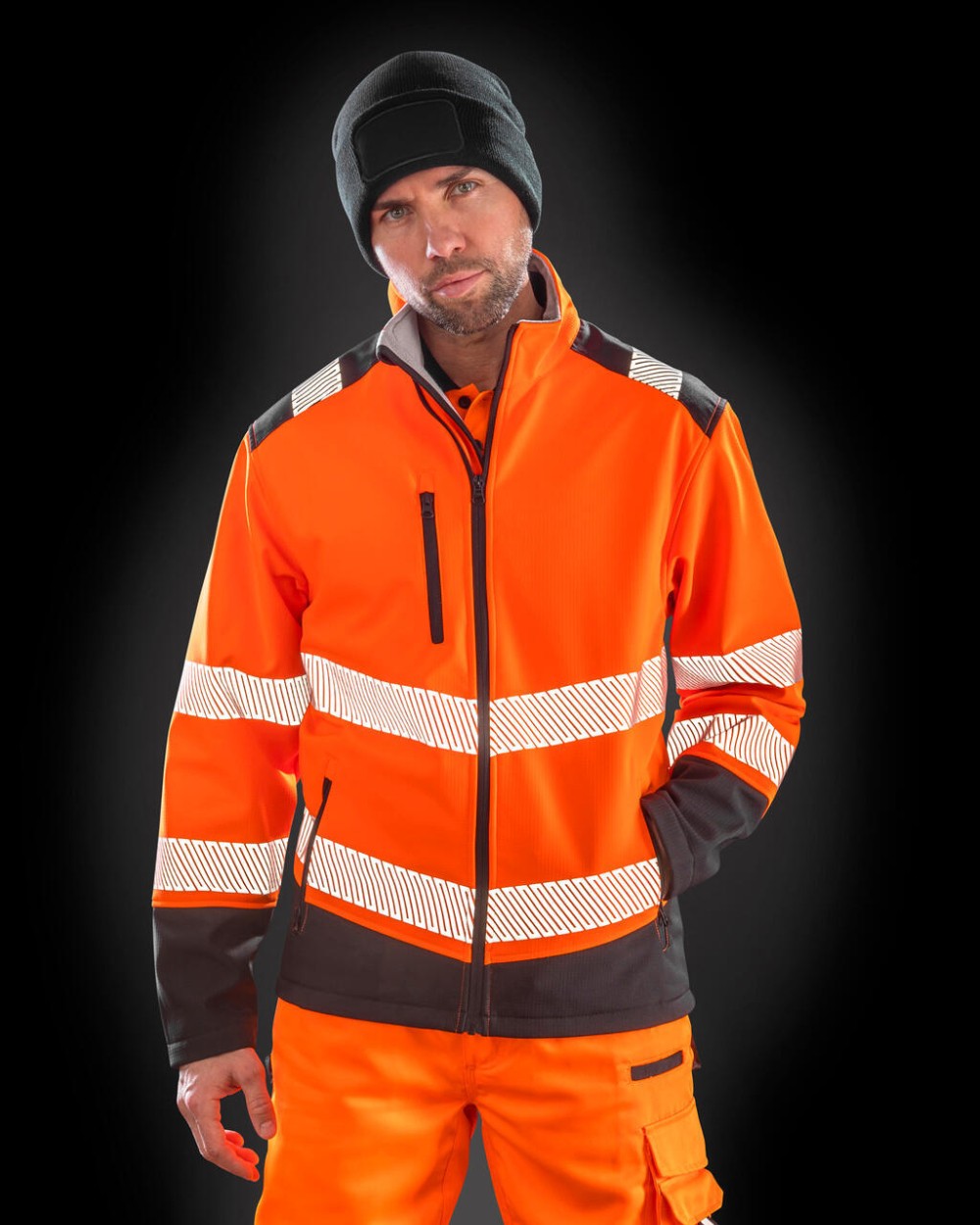 Softshells personnalisable RESULT Printable Ripstop Safety Softshell