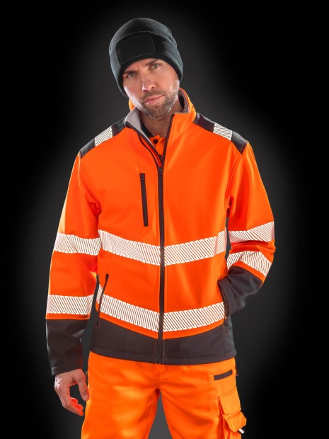 Softshells à personnaliser RESULT Printable Ripstop Safety Softshell 