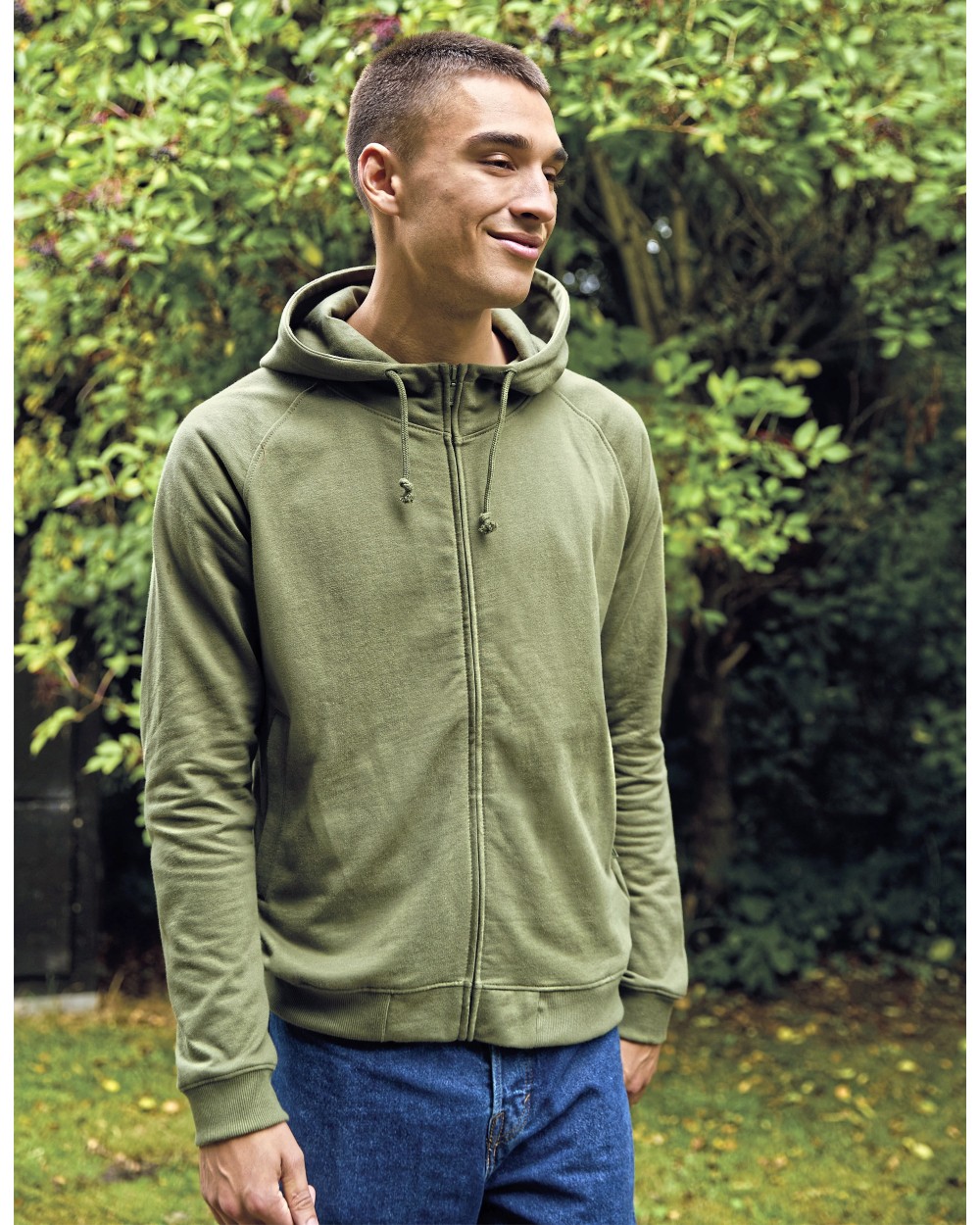 NEUTRAL UNISEX HOODIE W. HIDDEN ZIP Sweatshirts personalisierbar
