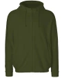 Sweaters & hoodies NEUTRAL UNISEX HOODIE W. HIDDEN ZIP voor bedrukking &amp; borduring