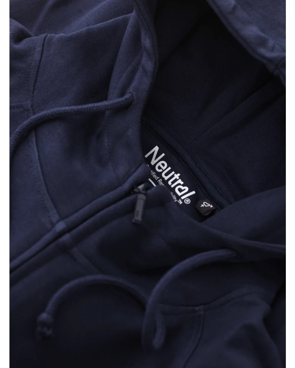 NEUTRAL UNISEX HOODIE W. HIDDEN ZIP Sweatshirts personalisierbar