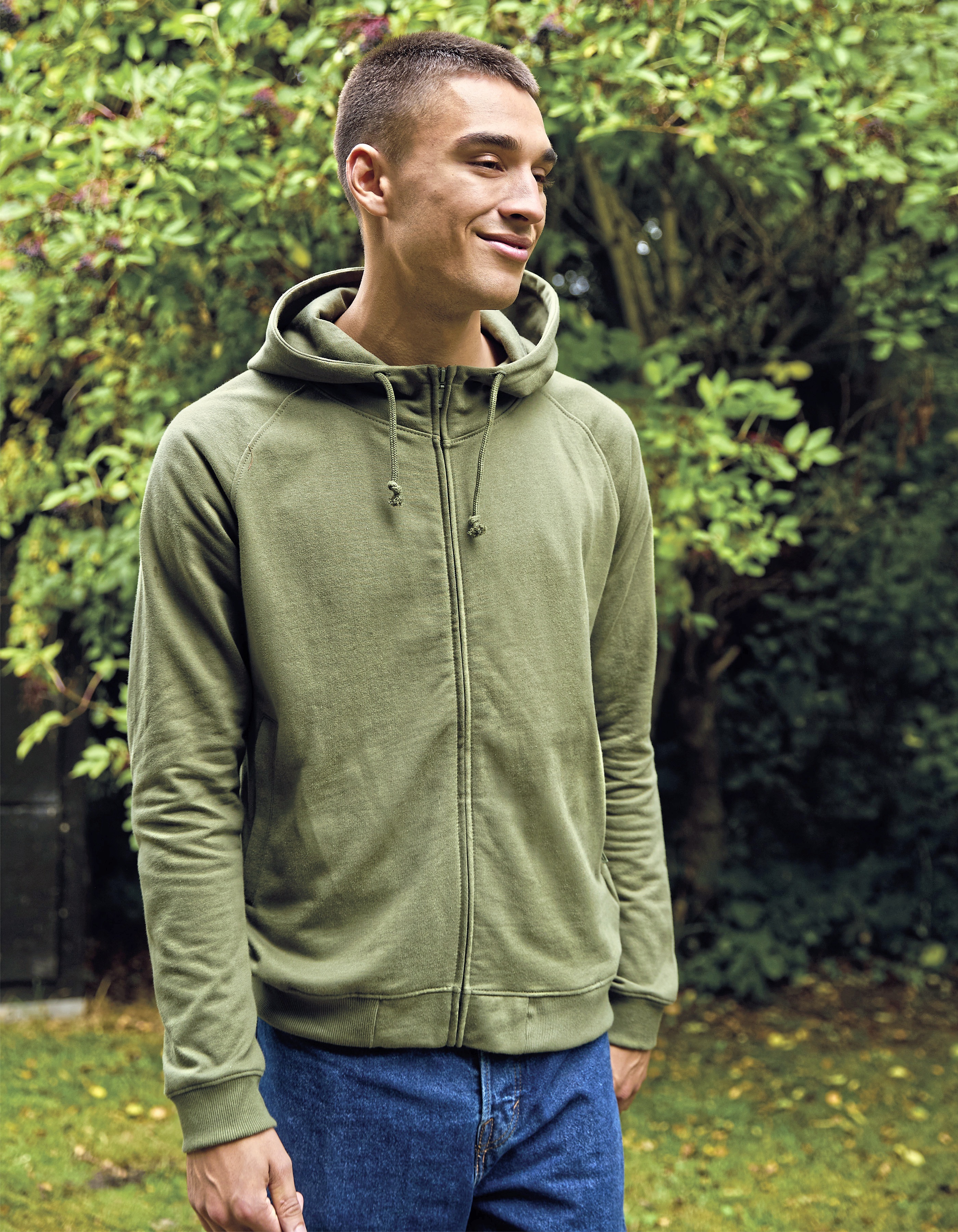 Sweat-shirts personnalisable NEUTRAL UNISEX HOODIE W. HIDDEN ZIP