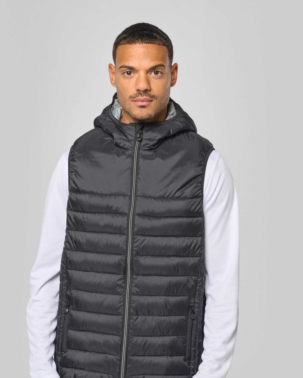 Jassen PROACT Bodywarmer met capuchon volwassene voor bedrukking &amp; borduring