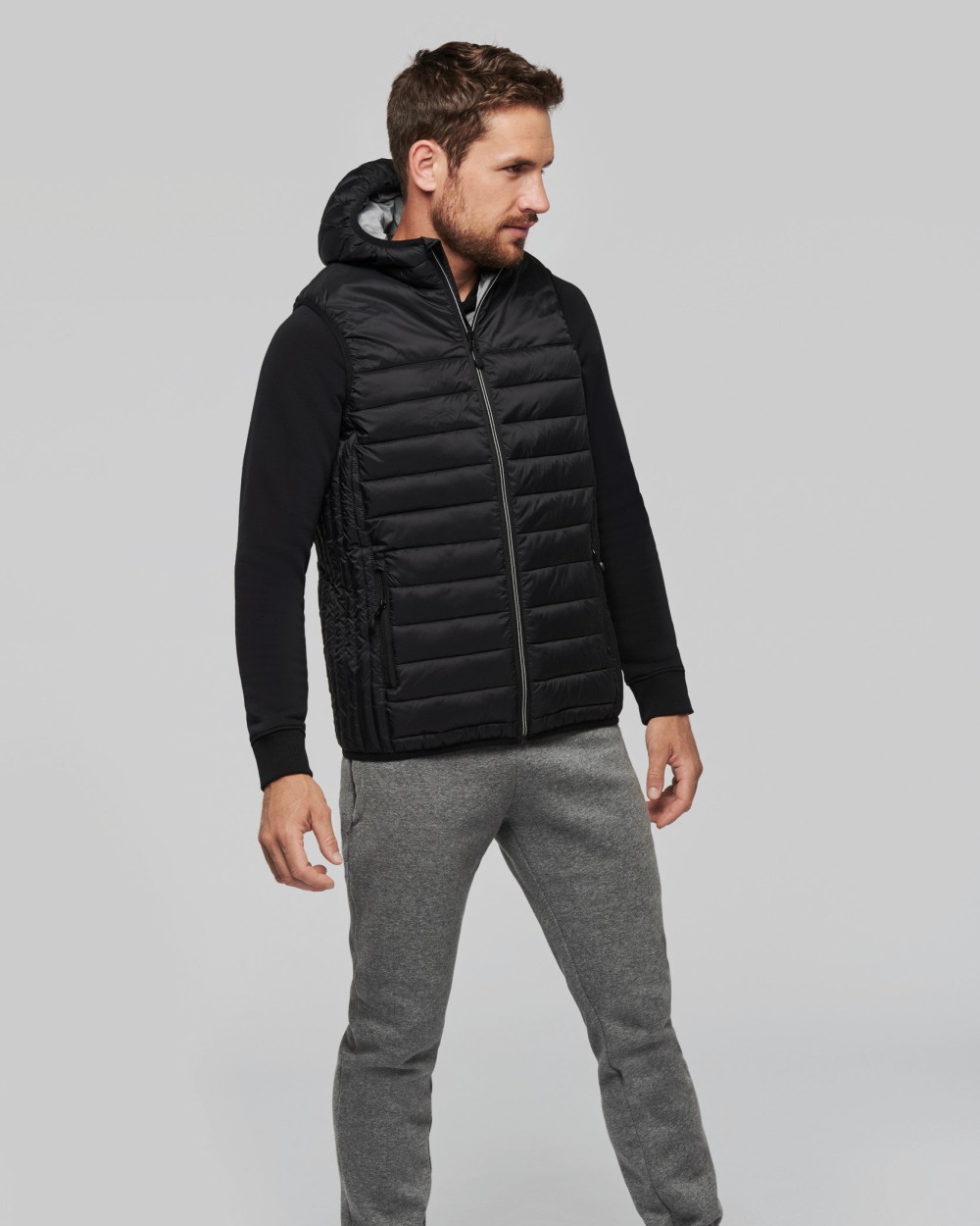 Jassen PROACT Bodywarmer met capuchon volwassene voor bedrukking &amp; borduring