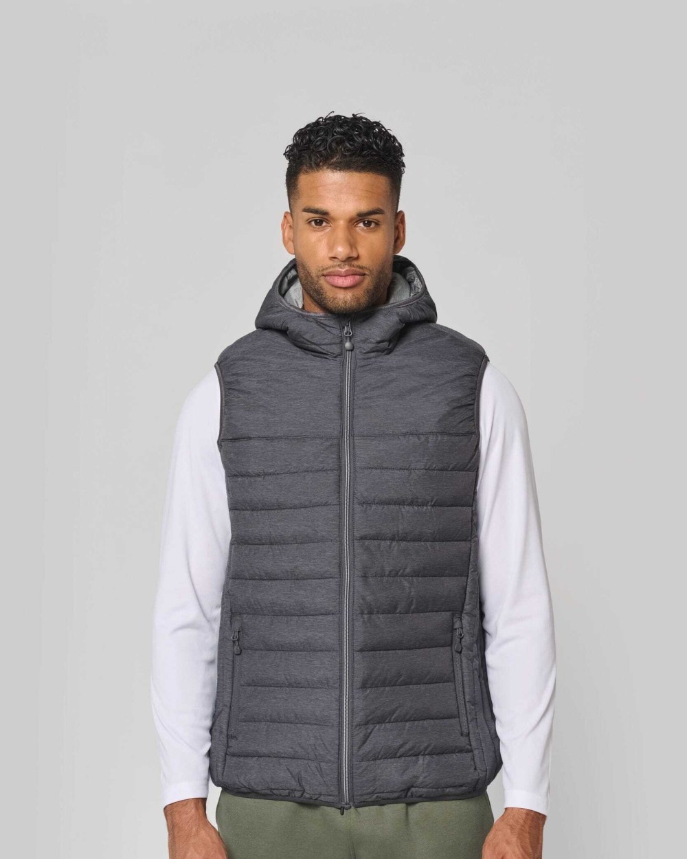 Jassen PROACT Bodywarmer met capuchon volwassene voor bedrukking &amp; borduring