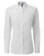 Chemises personnalisable PREMIER Women´s Banded Collar Grandad Shirt