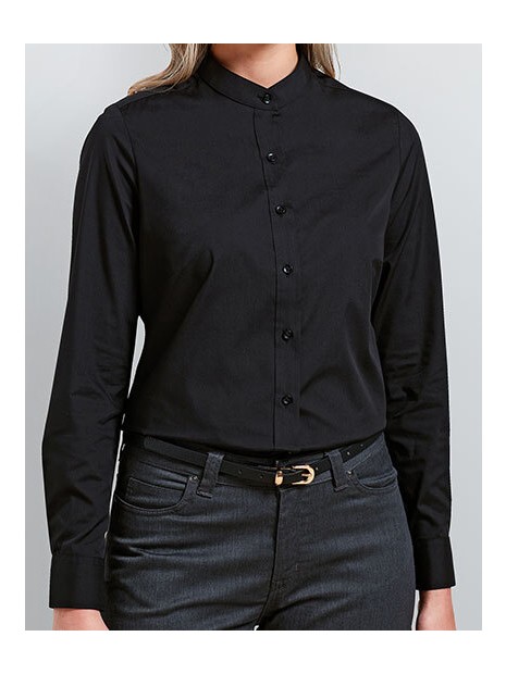PREMIER Women´s Banded Collar Grandad Shirt /api/colors/b9fdad4a-5e94-45cb-8c03-c08b349b28c3 personnalisable
