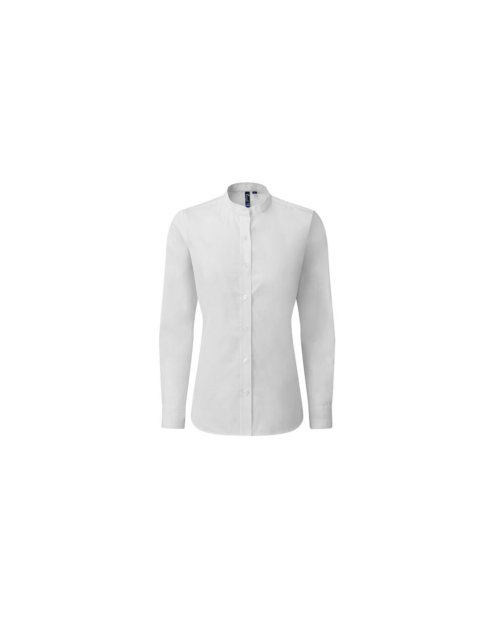 PREMIER Women´s Banded Collar Grandad Shirt Hemden personalisierbar