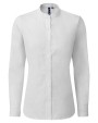 Chemises personnalisable PREMIER Women´s Banded Collar Grandad Shirt