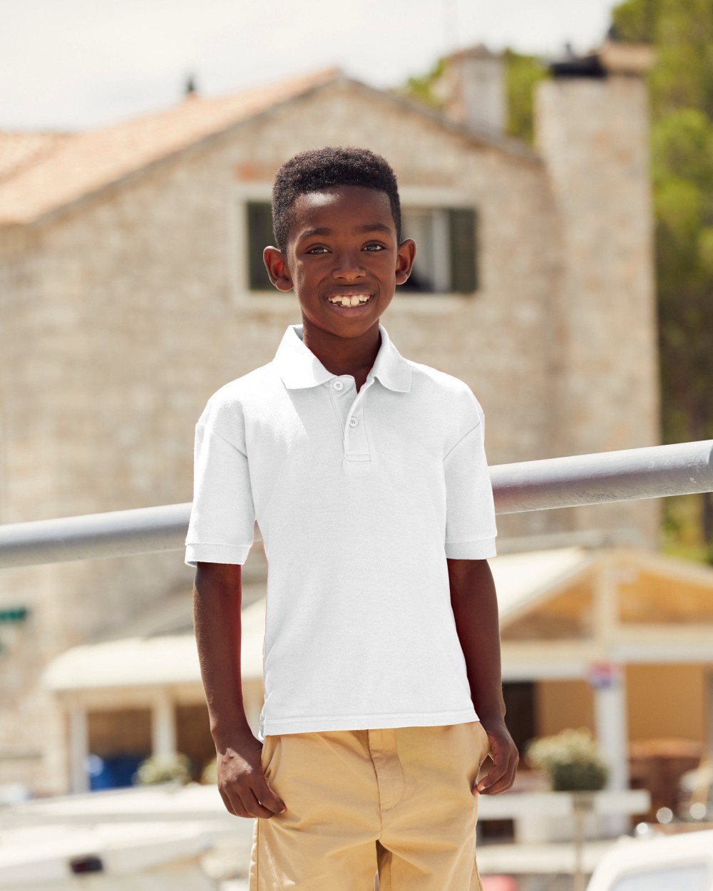 FOL Kinder-Polohemd 65/35 Poloshirts personalisierbar