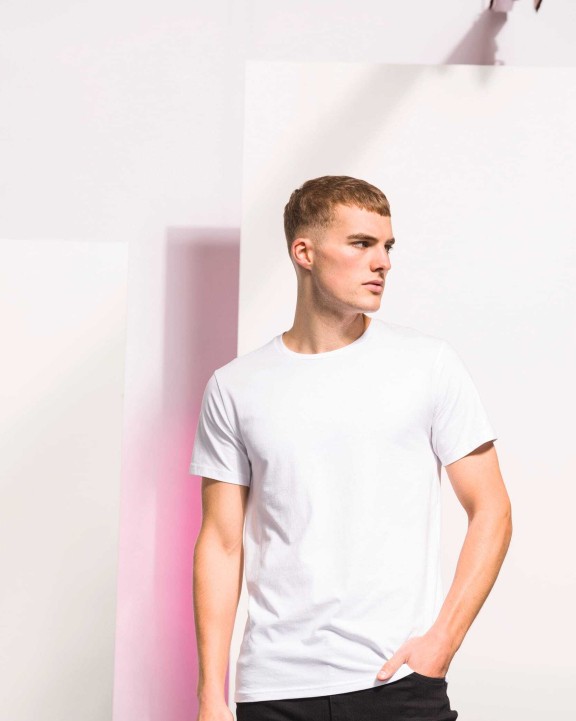 SKINNIFIT Men's Feel Good Stretch Crew Neck T-Shirt T-Shirts personalisierbar