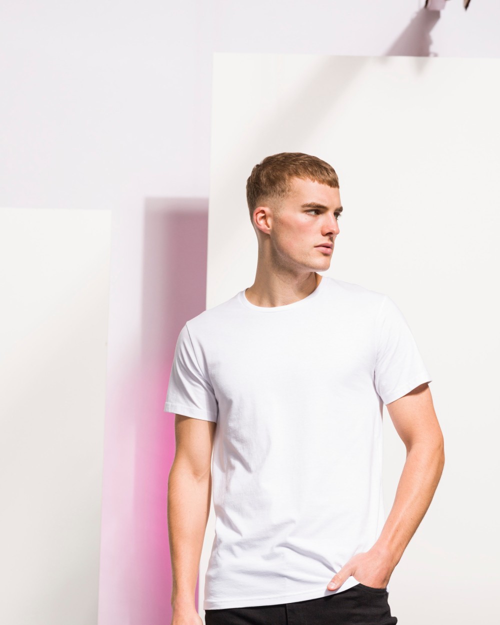 T-shirts SKINNIFIT Men's Feel Good Stretch Crew Neck T-Shirt voor bedrukking &amp; borduring