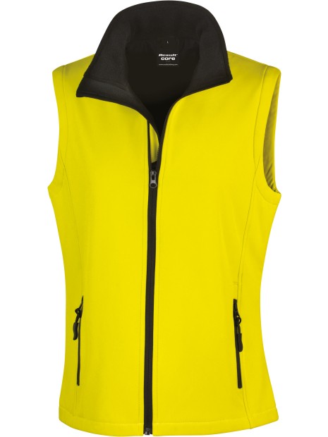 RESULT Bodywarmer Softshell Femme Printable /api/colors/f8fdaa66-6ddc-4b38-97a7-dc26c00d2622 personnalisable