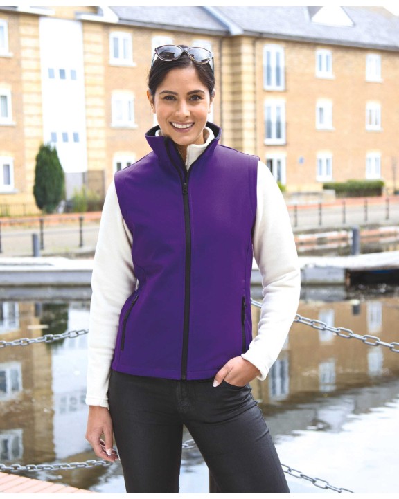 Softshells personnalisable RESULT Bodywarmer Softshell Femme Printable