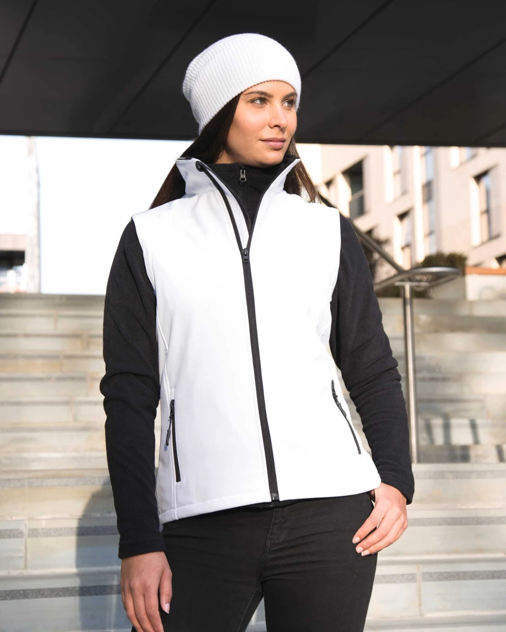 Softshells RESULT Core Ladies Printable Softshell Bodywarmer voor bedrukking &amp; borduring