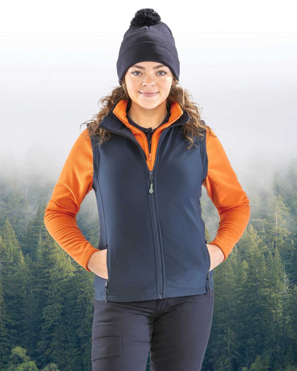 Softshells personnalisable RESULT Bodywarmer Softshell Femme Printable