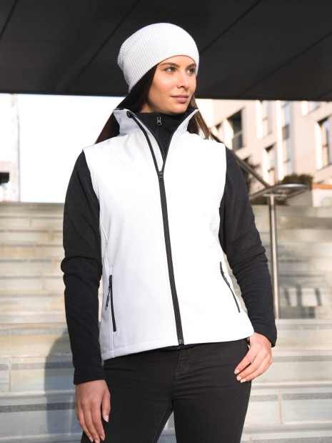 Softshells à personnaliser RESULT Bodywarmer Softshell Femme Printable 