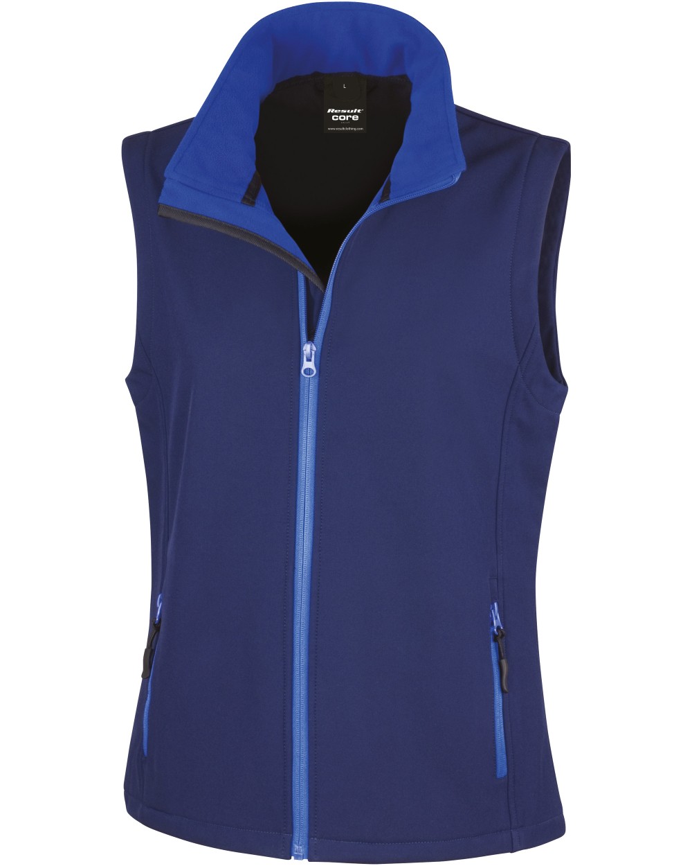 Softshells RESULT Core Ladies Printable Softshell Bodywarmer voor bedrukking &amp; borduring