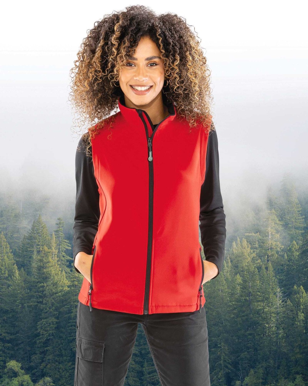 Softshells RESULT Core Ladies Printable Softshell Bodywarmer voor bedrukking &amp; borduring
