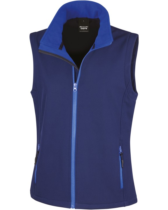 Softshells personnalisable RESULT Bodywarmer Softshell Femme Printable
