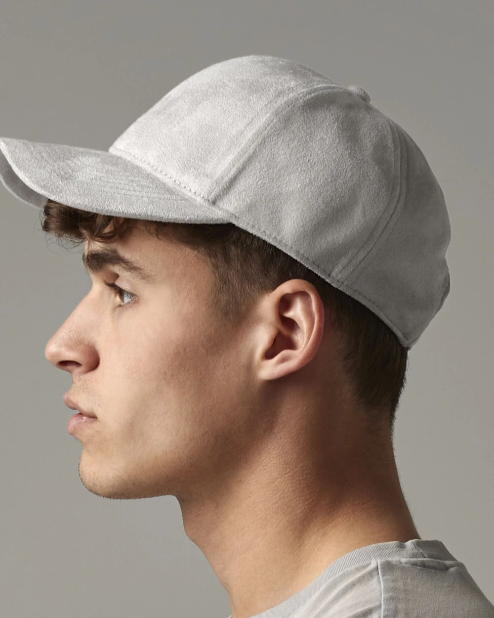 Petjes BEECHFIELD FAUX SUEDE 6 PANEL CAP voor bedrukking &amp; borduring