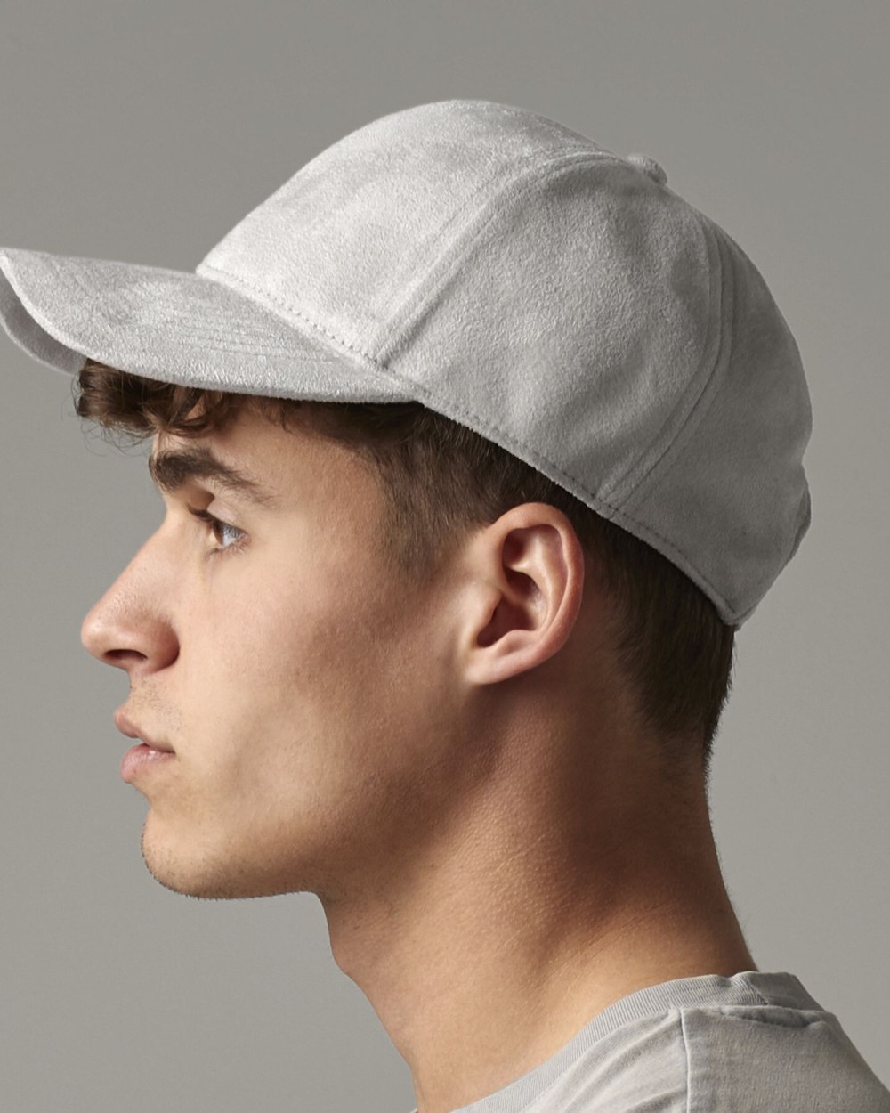 Petjes BEECHFIELD FAUX SUEDE 6 PANEL CAP voor bedrukking &amp; borduring
