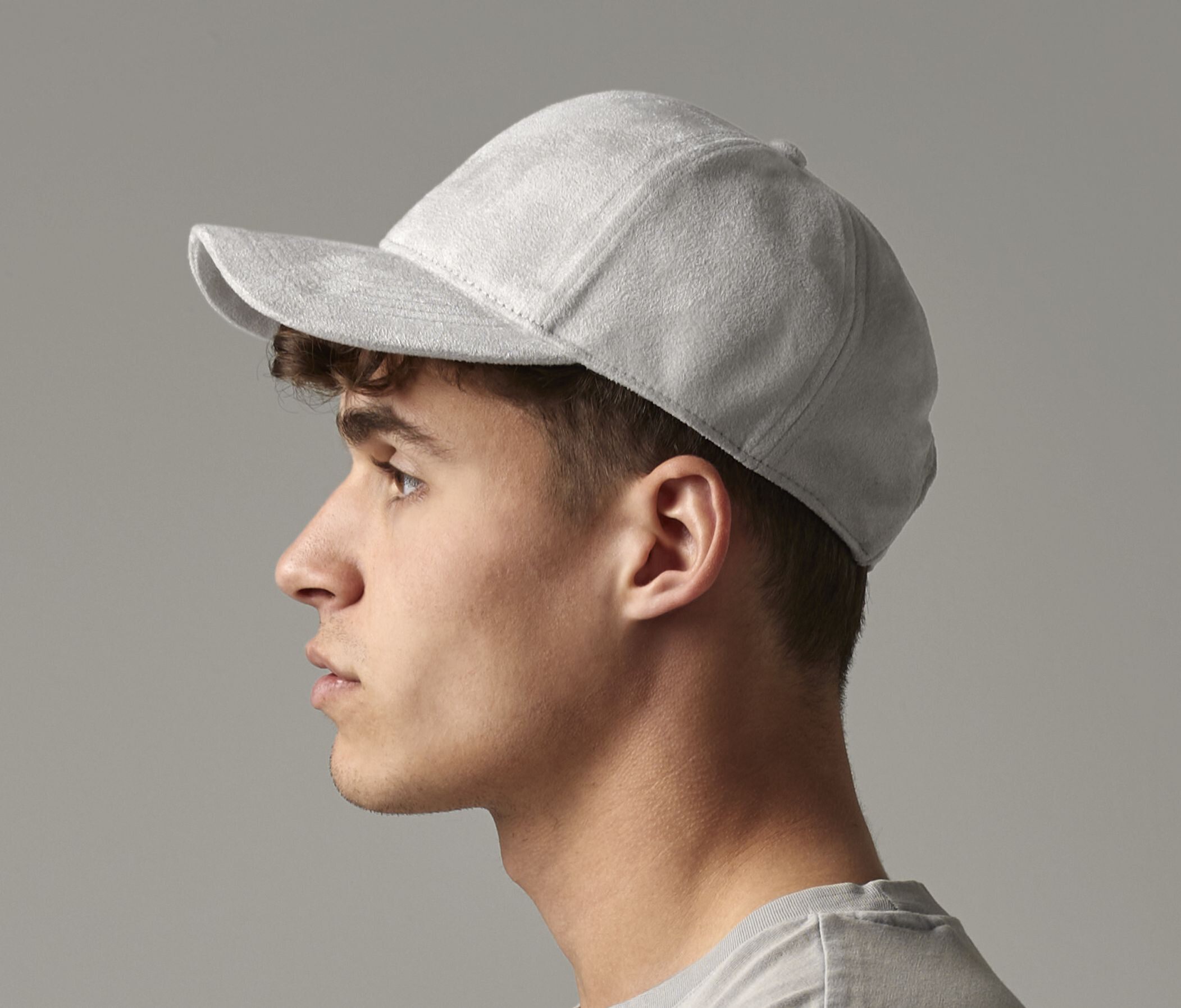 Casquettes personnalisable BEECHFIELD FAUX SUEDE 6 PANEL CAP