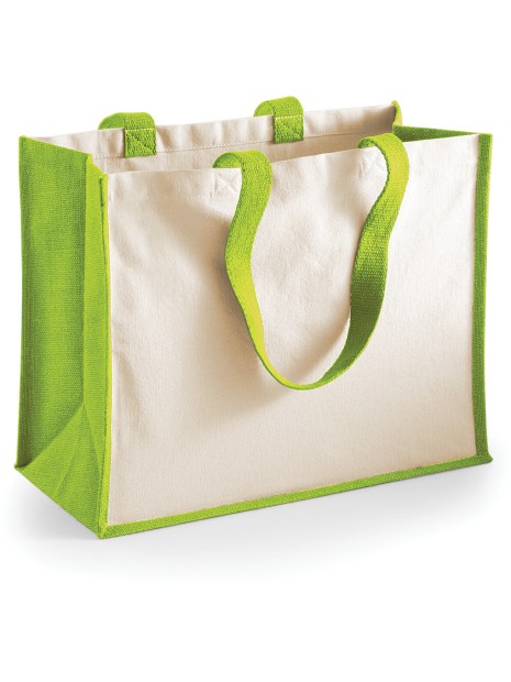 WESTFORDMILL Sac cabas classique en jute /api/colors/af4ee8a3-ed68-46aa-b351-f8472ceb36f9 personnalisable