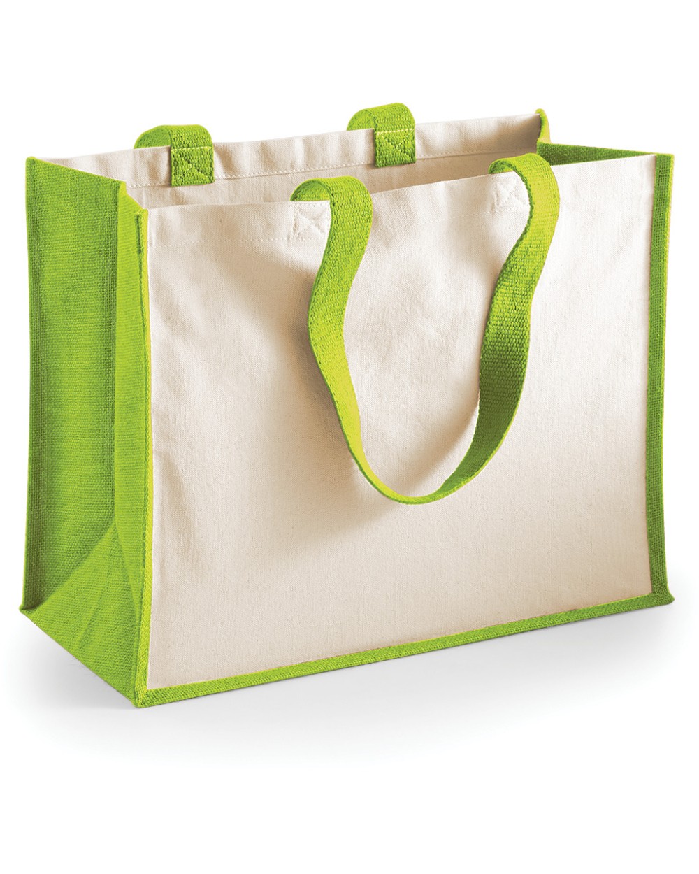 Tote bags WESTFORDMILL Printers' jute classic shopper voor bedrukking &amp; borduring