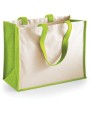 Tote bags WESTFORDMILL Printers' jute classic shopper voor bedrukking &amp; borduring