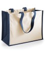 Tote bags WESTFORDMILL Printers' jute classic shopper voor bedrukking &amp; borduring