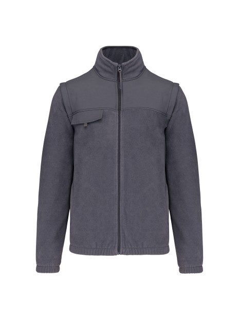 WK. DESIGNED TO WORK Veste polaire manches amovibles homme /api/colors/2fa123ac-77ac-4f42-beb3-f6a528eded78 personnalisable