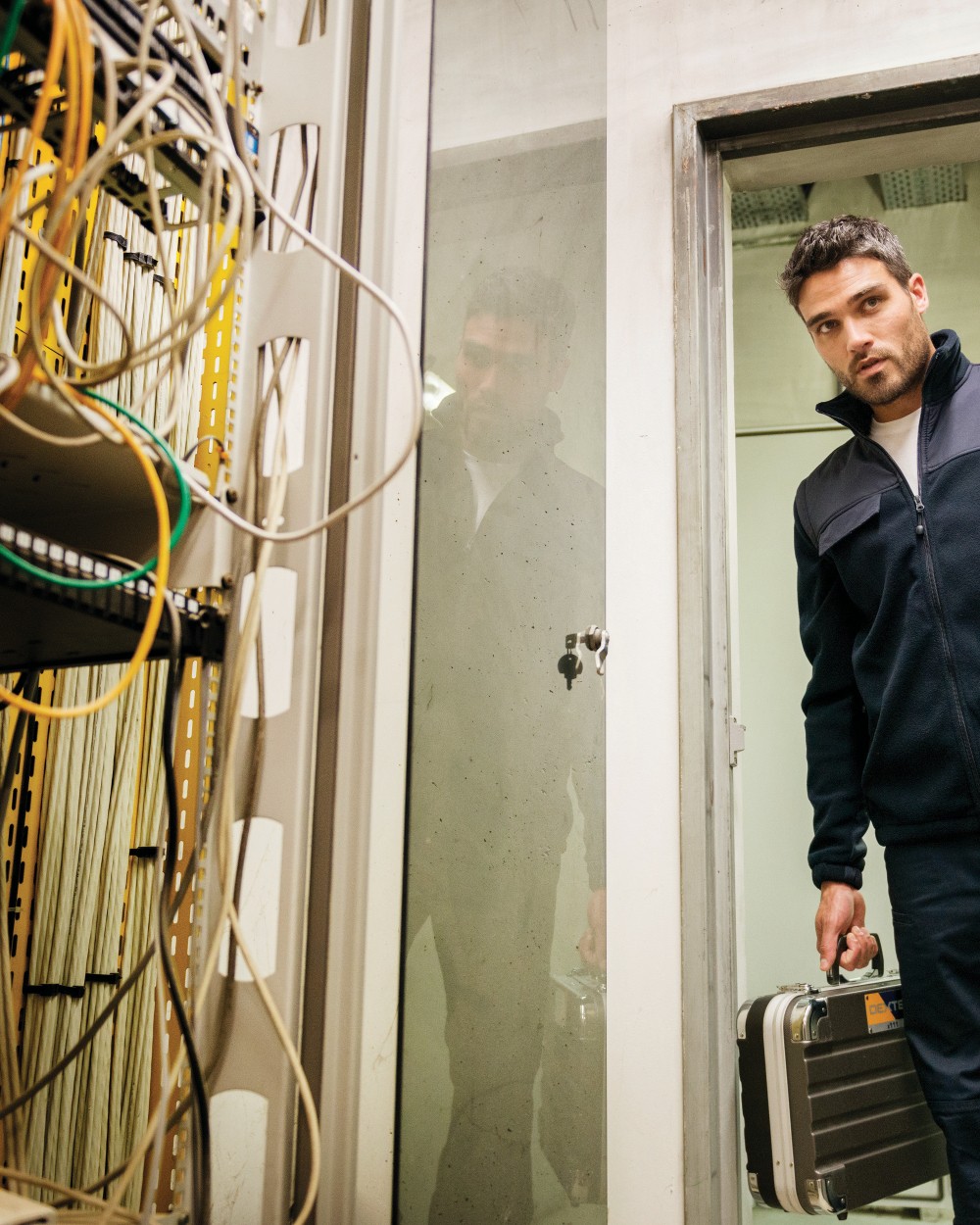 Laines polaires personnalisable WK. DESIGNED TO WORK Veste polaire manches amovibles homme