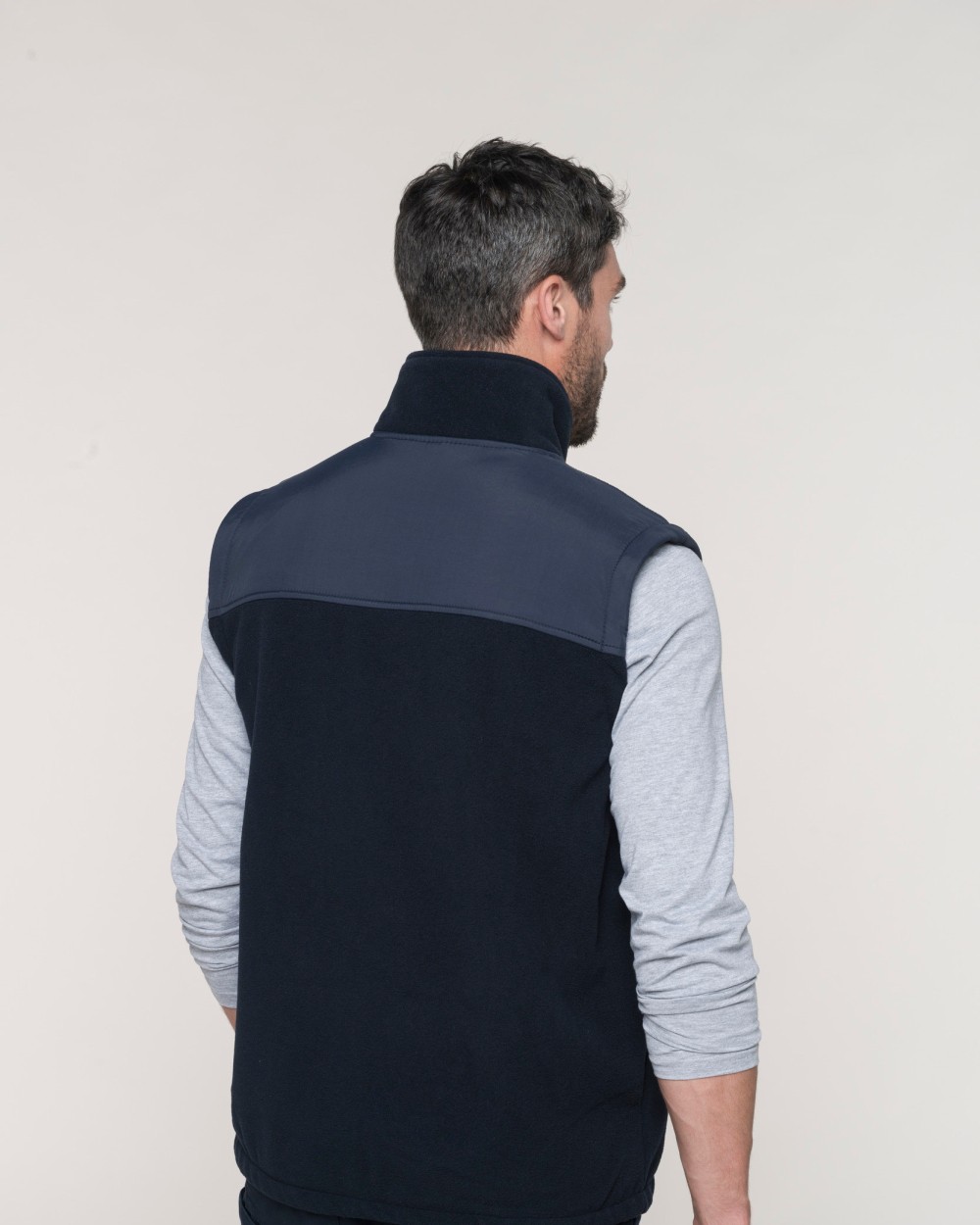 Laines polaires personnalisable WK. DESIGNED TO WORK Veste polaire manches amovibles homme