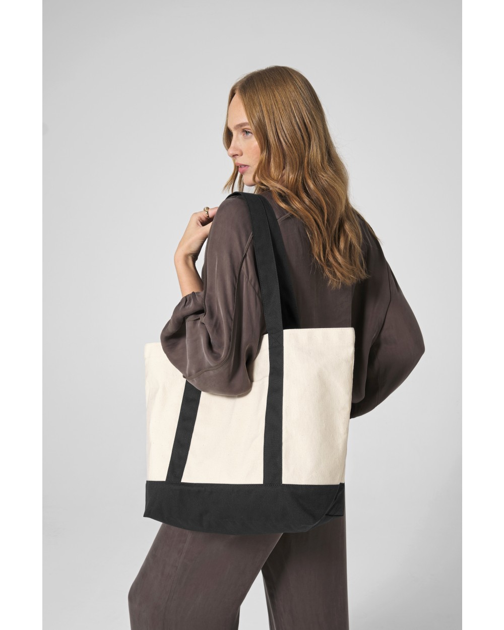 Sacs & Bagagerie personnalisable WESTFORDMILL EARTHAWARE® ORGANIC VARSITY SHOPPER