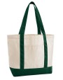 Sacs & Bagagerie personnalisable WESTFORDMILL EARTHAWARE® ORGANIC VARSITY SHOPPER