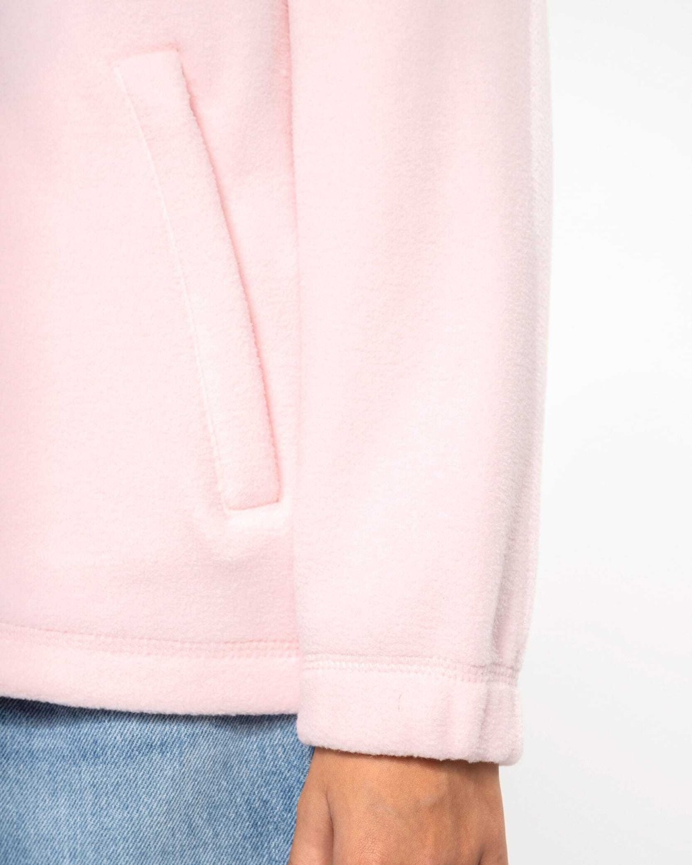 Polar Fleeces KARIBAN Microfleece met rits kind voor bedrukking &amp; borduring