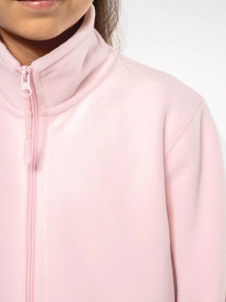 Laines polaires à personnaliser KARIBAN Veste micropolaire zippée enfant 
